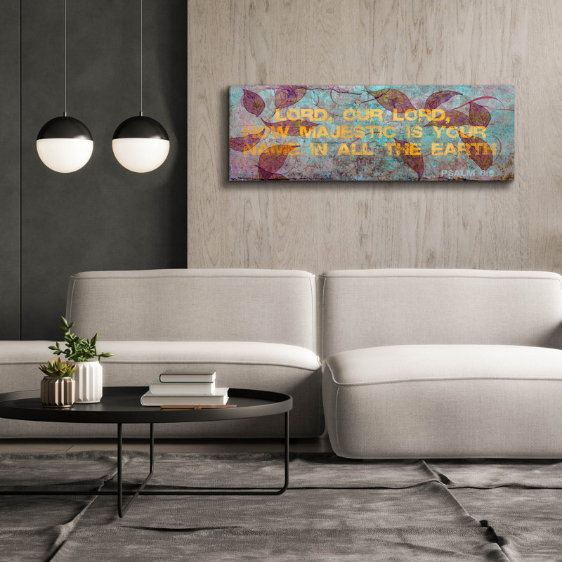 "Earth Psalm 2" par Art Licensing Studio, art mural sur toile, 60 x 20 po