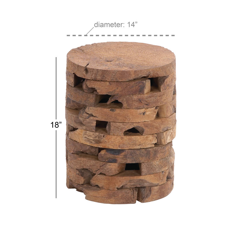 Table d'appoint Dovray, Brun foncé