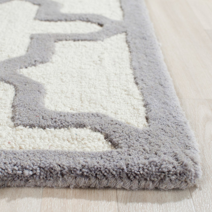 Cannen Hand Tufted Wool Geometric Rug