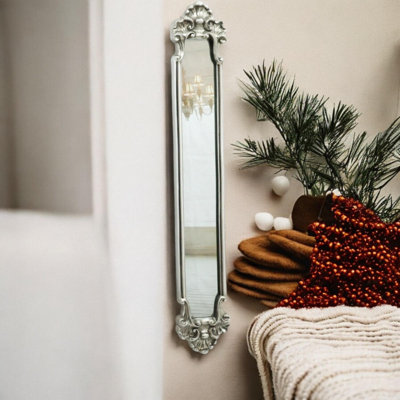 Dicie Skinny Full-Length Mirror – Sleek Slim Wall Mirror, Modern Full-Length Accent for Bedrooms and Hallways