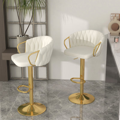 Christal Height Adjustable Swivel Bar Stool