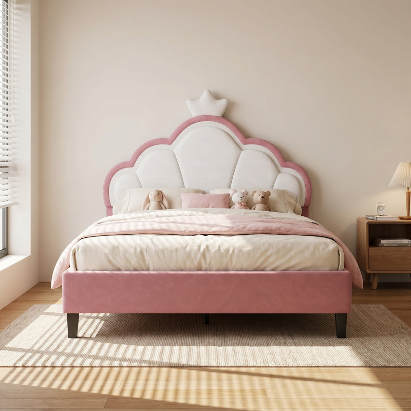 Upholstered Bed, 3'（90x190cm)