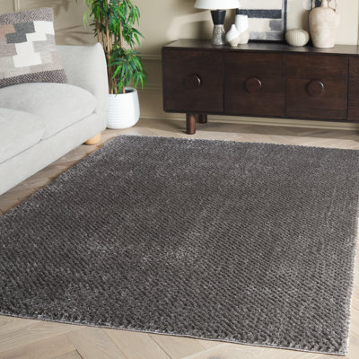 Penelope Shag 500 Area Rug In Grey