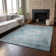 Premium Machine Washable Prisco Teal Rug