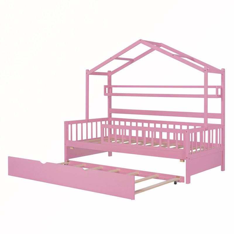 Syosset Kids Twin with Trundle, Pink