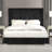 Bertogne Tall Wingback Headboard Upholstered Bed-1069615355-1069615356