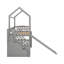 Lit mezzanine simple avec glissade-328608819