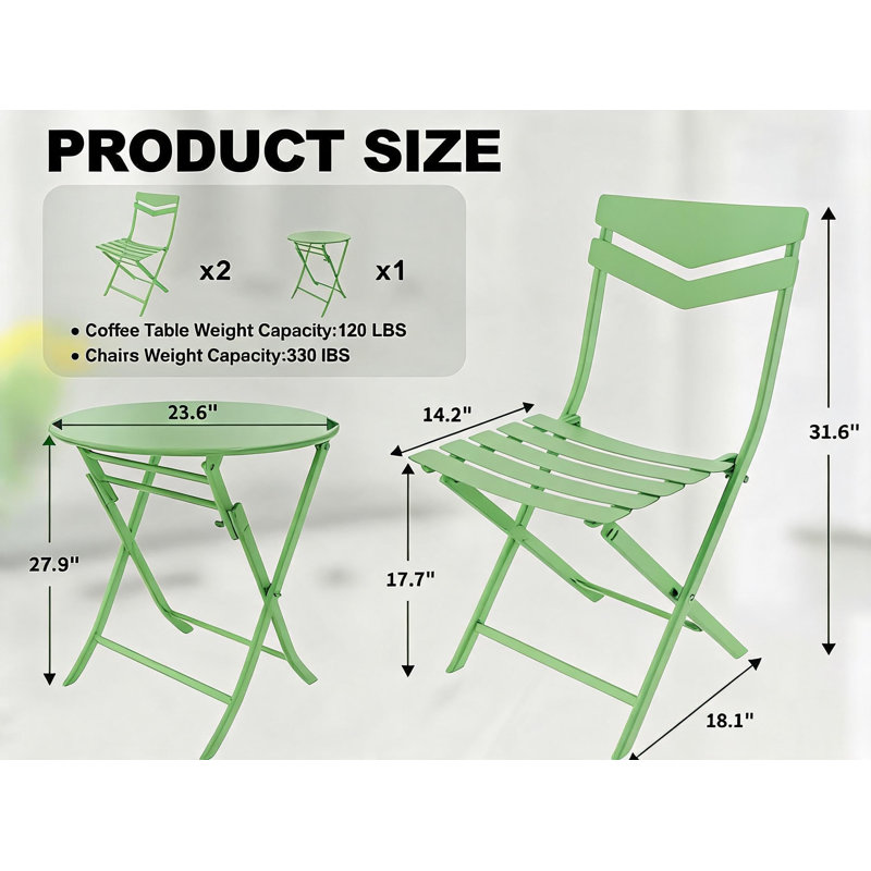 Patio Dining Set with, Gray