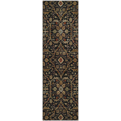 Premium Machine Washable Ducote AMF1130 Global Rug