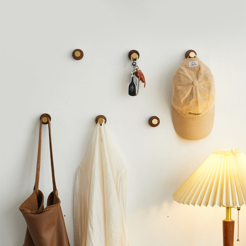 Crochet mural en bois sans perçage (simple)
