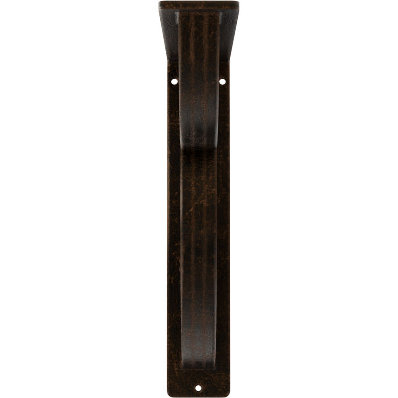 Support en fer forgé Versailles, Bronze vieilli, H 10 po x l 2 po x P 7,5 po