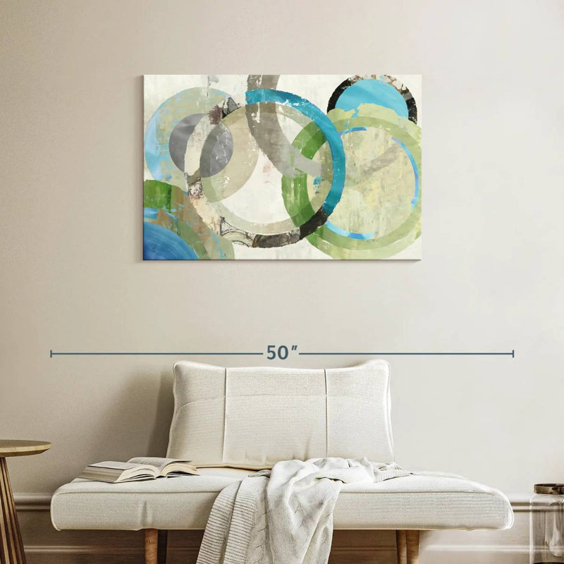 Avery Viridescent Rings, 24" H x 36" W