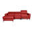 Amorian Leather Reclining Corner Sofa-801784029-801784027