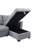 Latitude Run® Fabric Sleeper Sectional Sofa with Reversible Storage Chaise