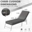 Ensemble de 2 chaises longues pour l'extérieur-332993836