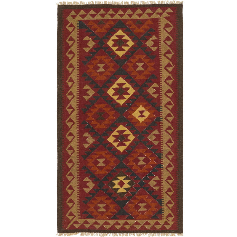 Lorain One-of-a-Kind 3'6" X 6'6" New Age Wool Area Rug in