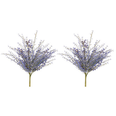 Buisson floral lavande (ensemble de 2)
