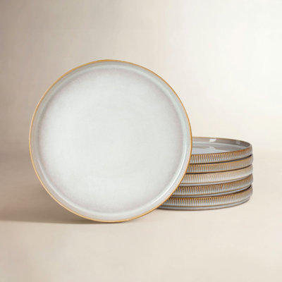 Assiette plate en grès de 10 po Azal