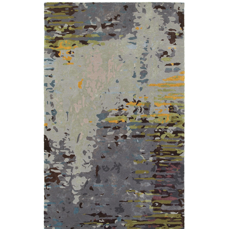 Performance Abstract Indoor Rug, Rectangle 3'6" x 5'6"