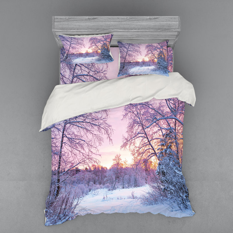 Rustic Polyester Duvet Cover, Queen Duvet Cover + 3 Additional Pieces