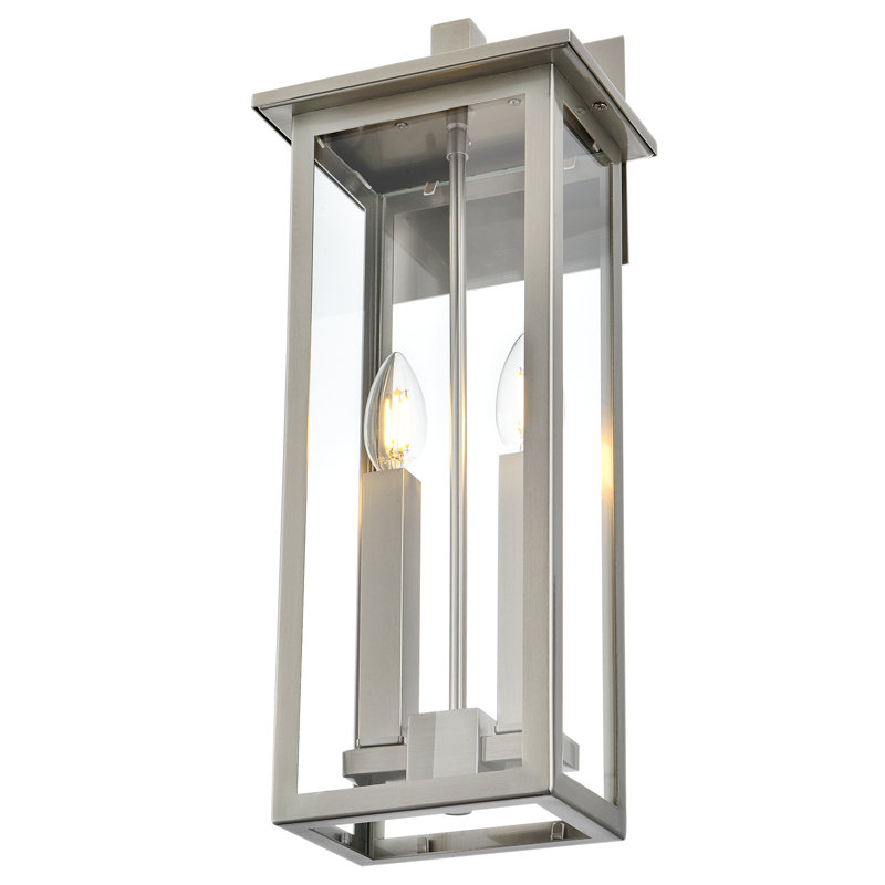 Sharissa Armed Sconce, Brushed Nickel