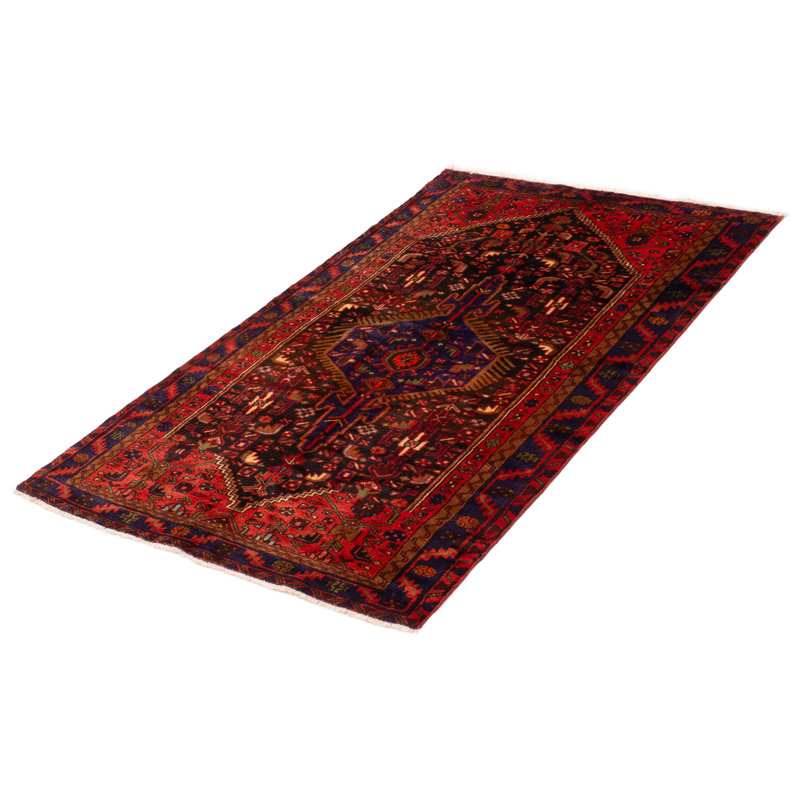 Tapis noir Anadol 4 pi 6 po x 7 pi 3 po