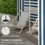 Parasol de plage portatif Outsunny 5,8 pi x 5,8 pi-683840533