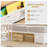 Full Corner Daybed Frame with 6 Drawers and Storage Bookcase Daybed with Charging Station and LED Lights-122632852-123467512