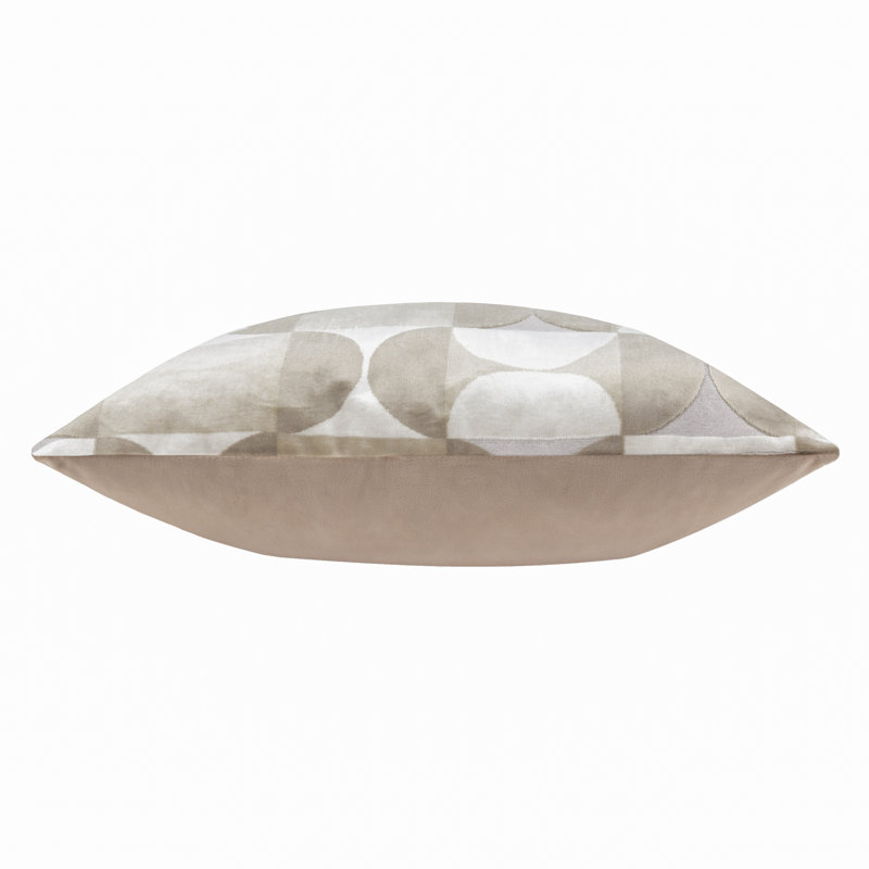 Bardot Geometric Square Cushion Cover, Natural