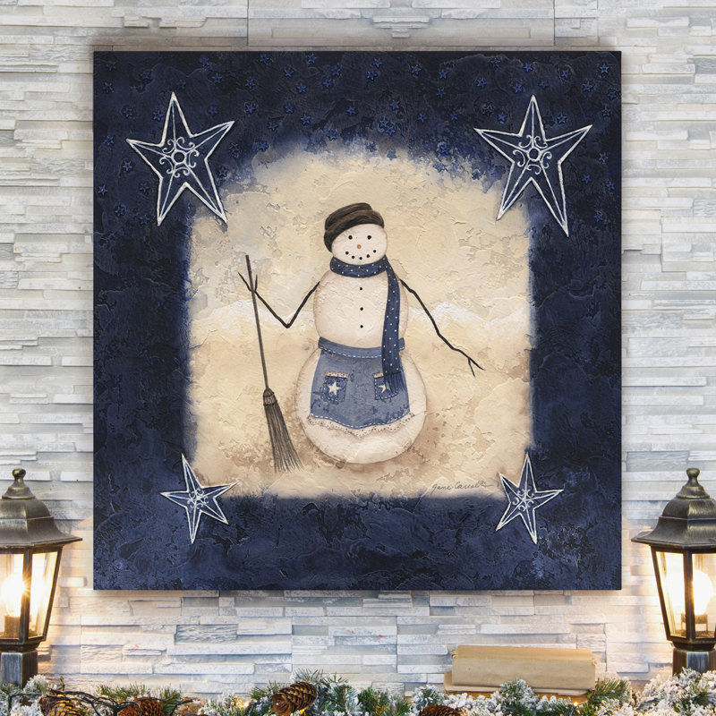 « snow femme blue », impression sur toile tendue, H 40 po x l 40 po x P 1 po