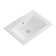 Vitreous China Rectangular Drop in Bathroom Sink with Overflow