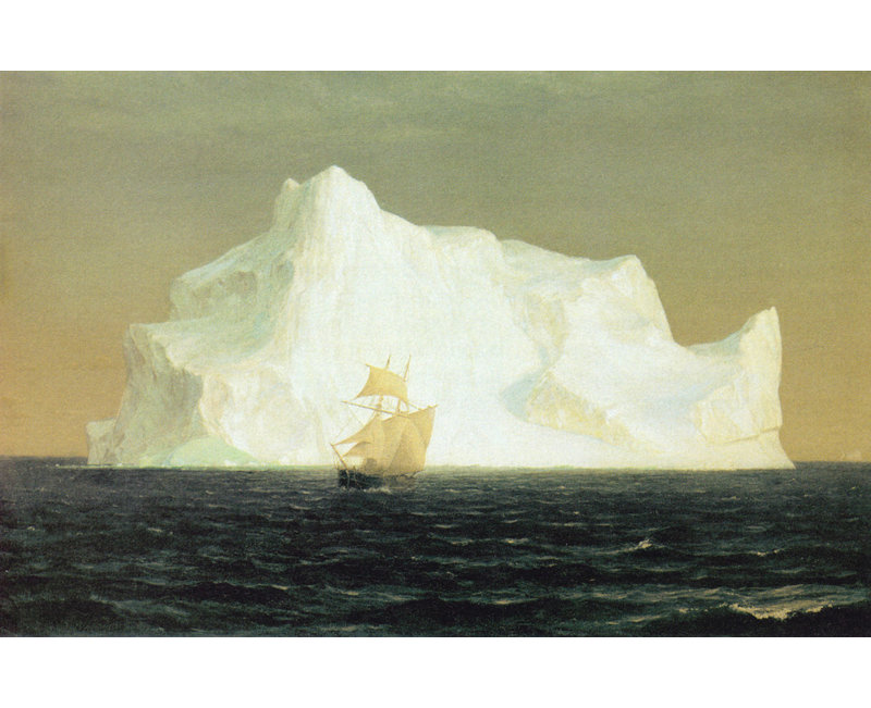 The Iceberg, 16'' H x 24'' W
