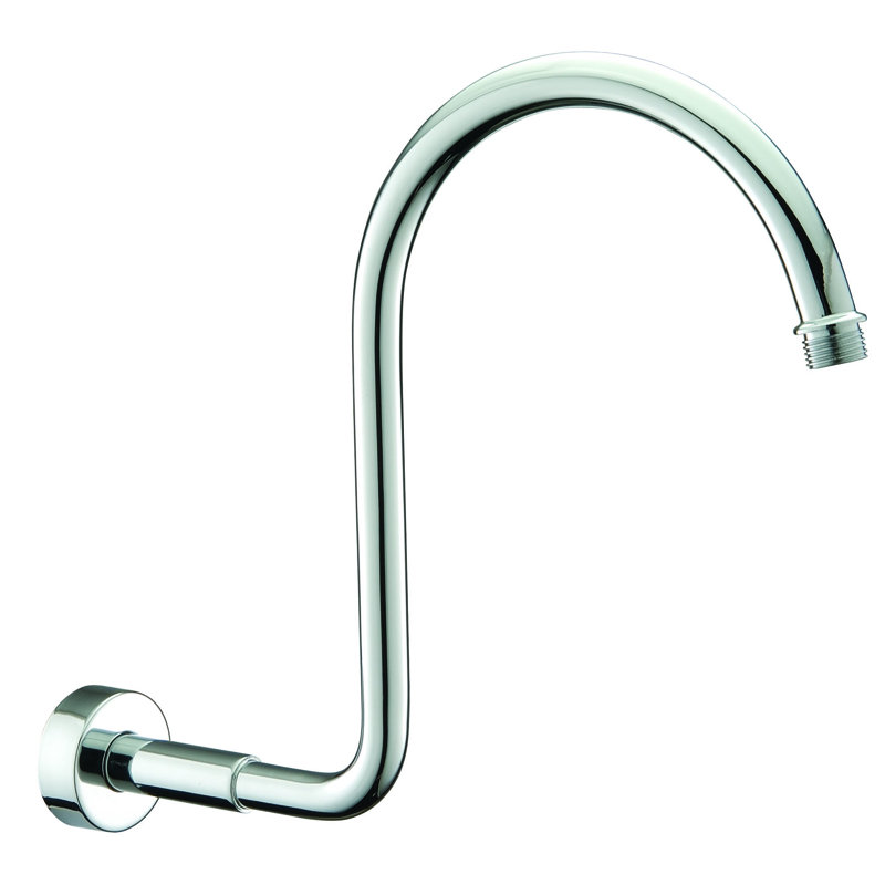 Bras de douche avec bride, Chrome