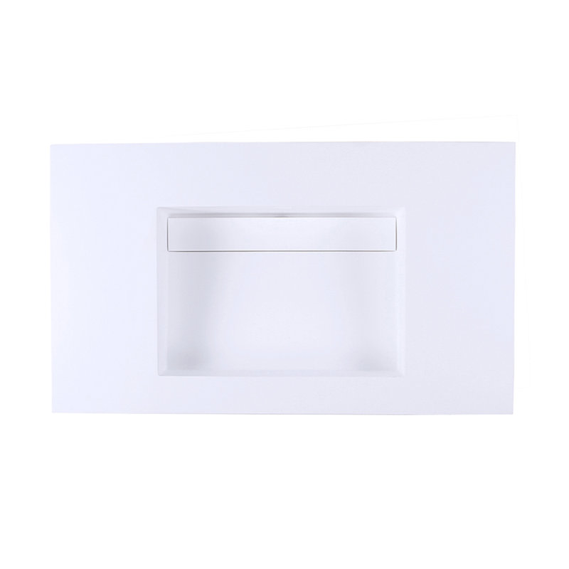 Kubista 36'' L Bathroom Sink, Gloss White