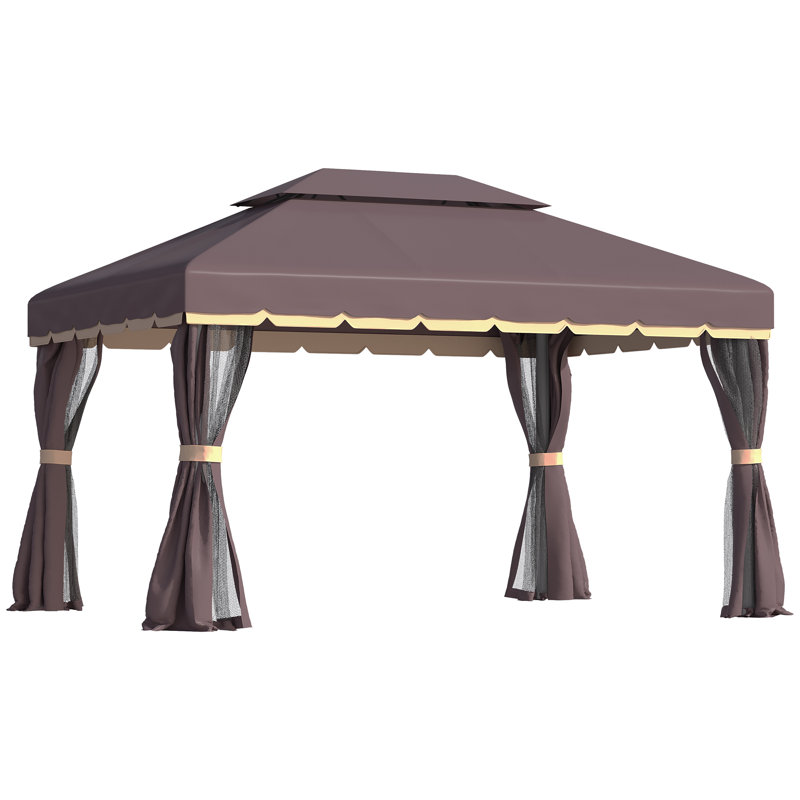 Villarreal 4m x 3m Aluminium Patio Gazebo