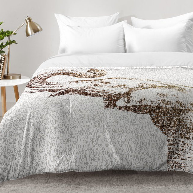 Belle 13 Modern & Contemporary Polyester Comforter, Full/Queen Comforter + 2 Standard Shams