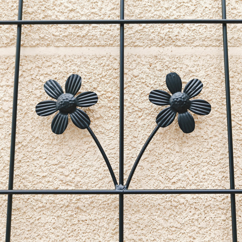 86.7 in. H x 19.7 in. W Iron Lattice Panel Trellis