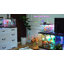 Vitrine en verre avec lumières RVB à intensité variable, tablettes à 4 niveaux-126940541