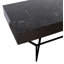 Bureau d'ordinateur 70,87 "Modern Black Modern, bureau d'étude et de travail, pieds en Y en métal