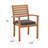 Outdoor 7-piece Dining Set With Umbrella Holes And Cushions