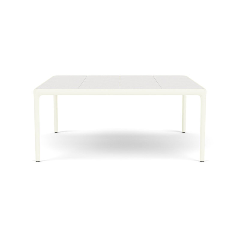 Otti Square Coffee Table, Bone/Eggshell