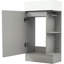 Meuble-lavabo gris avec tablette 18,6 po-723975455