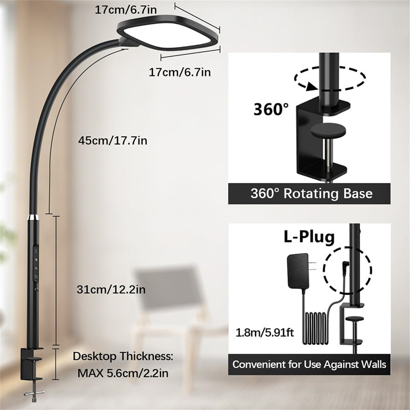 Desk Lamp, Black