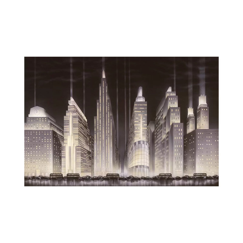 Boulevard by Robert Hoppe - Wrapped Canvas Gallery-Wrapped Canvas Giclée, 20.32 cm H x 30.48 cm W