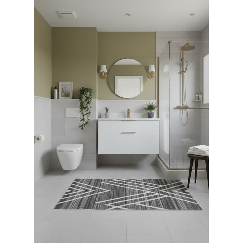 Jaycob Performance Wool Chevron Indoor Rug