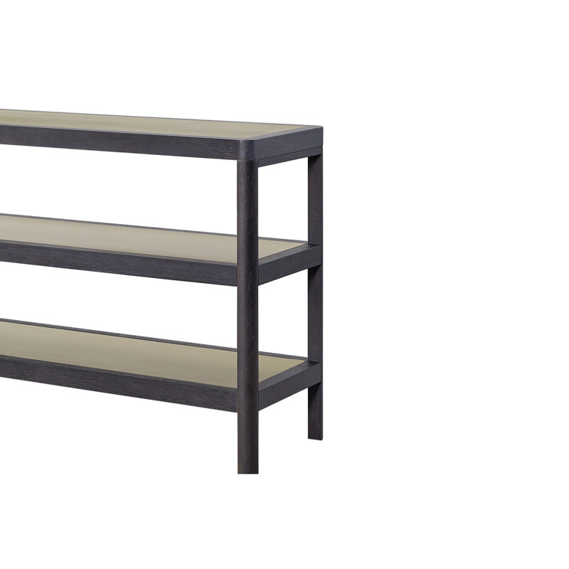 Console Table W/ Metal Insets