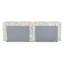 Lacci - Lit moderne en tissu blanc cassé et noir-36760112