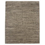 Plateau Wool Geometric Area Rug in Beige/Brown/Neutral