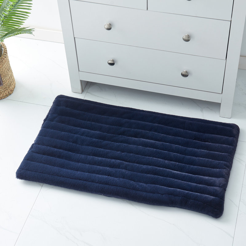 Descente de bain, Bleu marine