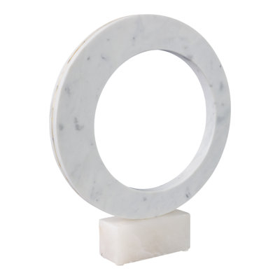 Ivy Bronx Vero Large Alabaster And Stone Statuary, White